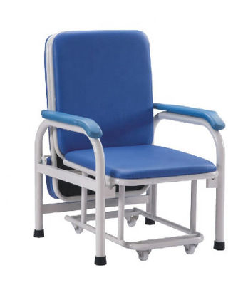 โลหะเหล็กโรงพยาบาลคลินิกแผนกต้อนรับส่วนหน้าเฟอร์นิเจอร์ขายเก้าอี้พับ