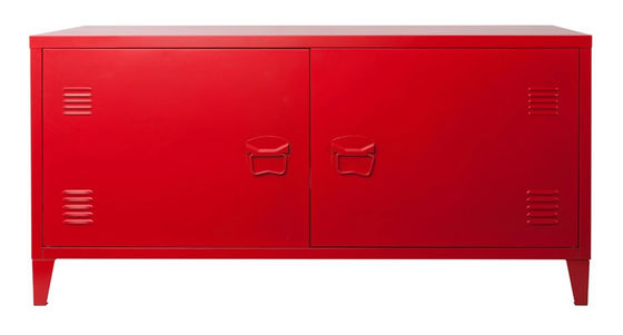 การออกแบบตู้ทีวีกันฝุ่นผนังโลหะสีแดง