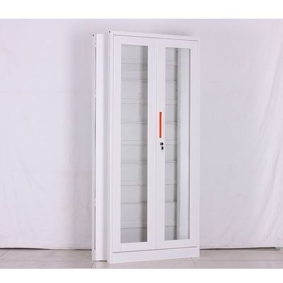 กระจก 2 ประตูสีน้ำตาล 1850 * 900 * 500 มม. ตู้เก็บของตู้เก็บของ