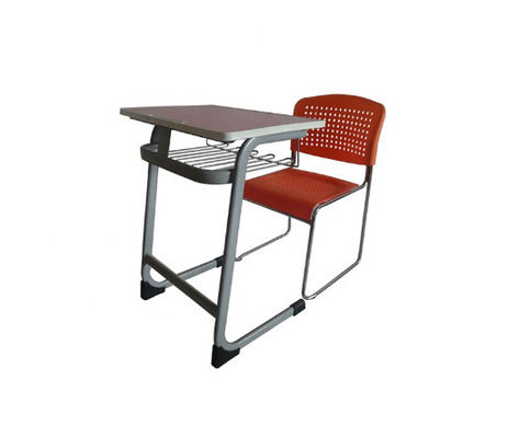 ที่นั่งเดี่ยวไม้เดสก์ท็อปโครงสร้าง KD โต๊ะเรียนเด็กและเก้าอี้เฟอร์นิเจอร์ห้องเรียนของโรงเรียน