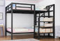 โมเดิร์นเตียงสองชั้นเด็กโลหะเตียงสองชั้นโรงเรียนเฟอร์นิเจอร์ที่เรียบง่ายโครงเตียงโลหะสำหรับใช้ในบ้าน