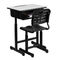 เฟอร์นิเจอร์ห้องเรียนเด็ก H750 * W600 * D550mm โต๊ะและเก้าอี้สีดำ