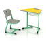 โต๊ะเรียนนักเรียนโต๊ะเหล็กทนไฟเฟอร์นิเจอร์โรงเรียนโต๊ะโลหะสำหรับเก้าอี้เด็กในห้องเรียน