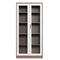 ประตูบานสวิงกระจก H1850 ตู้เก็บเอกสารด้านข้างเหล็กตู้โชว์เหล็กโครงสร้าง KD