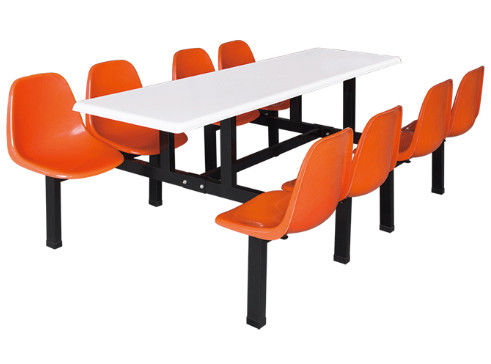 โลหะโรงเรียนโรงอาหารโต๊ะรับประทานอาหารและที่นั่งโต๊ะนักเรียนร้านอาหารชุดเก้าอี้โรงเรียนเฟอร์นิเจอร์